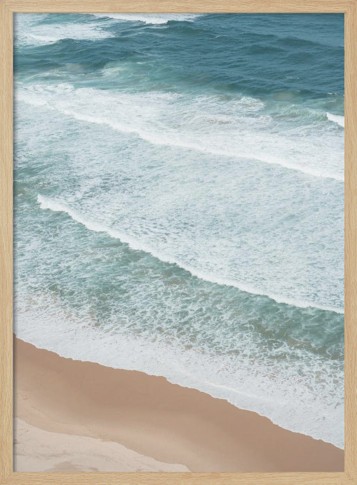 Wave After Wave - Stretched Canvas, Poster or Fine Art Print I Heart Wall Art