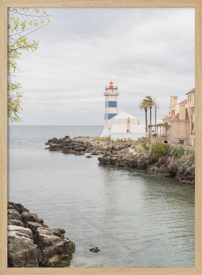 The Cascais Lighthouse - Stretched Canvas, Poster or Fine Art Print I Heart Wall Art