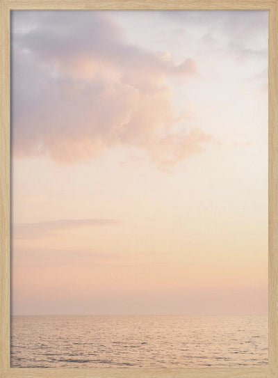 Pastel Color Sunset - Stretched Canvas, Poster or Fine Art Print I Heart Wall Art