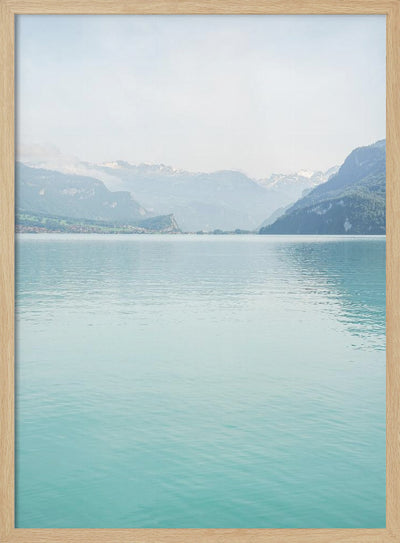 Lake Brienz - Stretched Canvas, Poster or Fine Art Print I Heart Wall Art