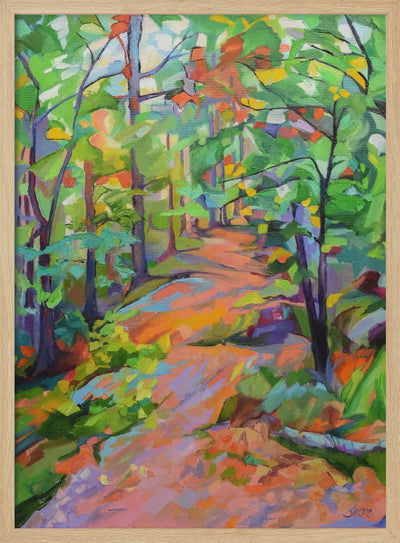 Forest Walk - Stretched Canvas, Poster or Fine Art Print I Heart Wall Art