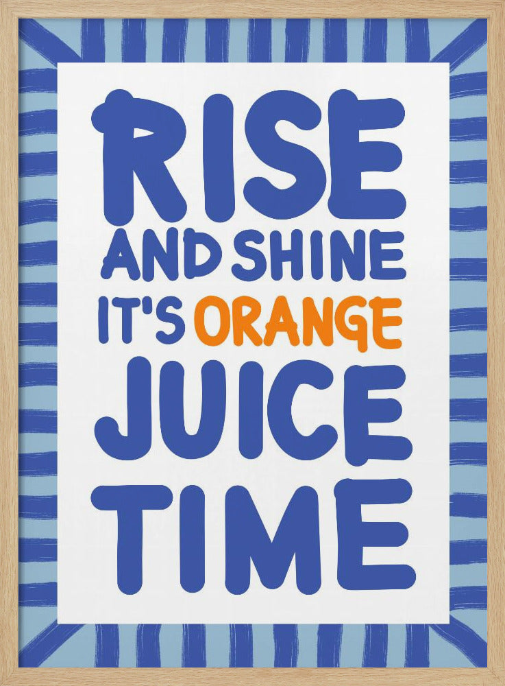 Morning Citrus Joy - Stretched Canvas, Poster or Fine Art Print I Heart Wall Art