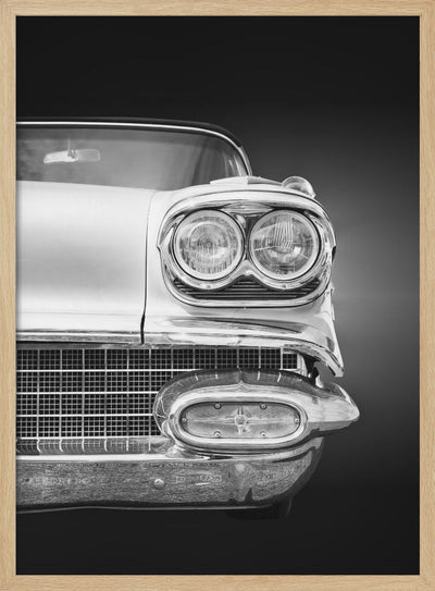 American classic car Bonneville 1958 Convertible - Stretched Canvas, Poster or Fine Art Print I Heart Wall Art