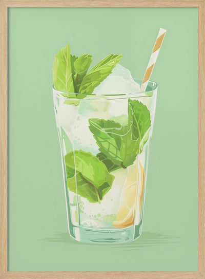 Mojito - Jolly and Dash - Stretched Canvas, Poster or Fine Art Print I Heart Wall Art