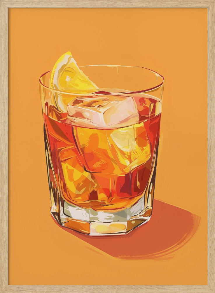 Negroni - Jolly and Dash - Stretched Canvas, Poster or Fine Art Print I Heart Wall Art