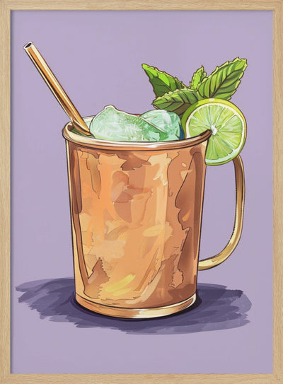 Moscow Mule - Jolly and Dash - Stretched Canvas, Poster or Fine Art Print I Heart Wall Art