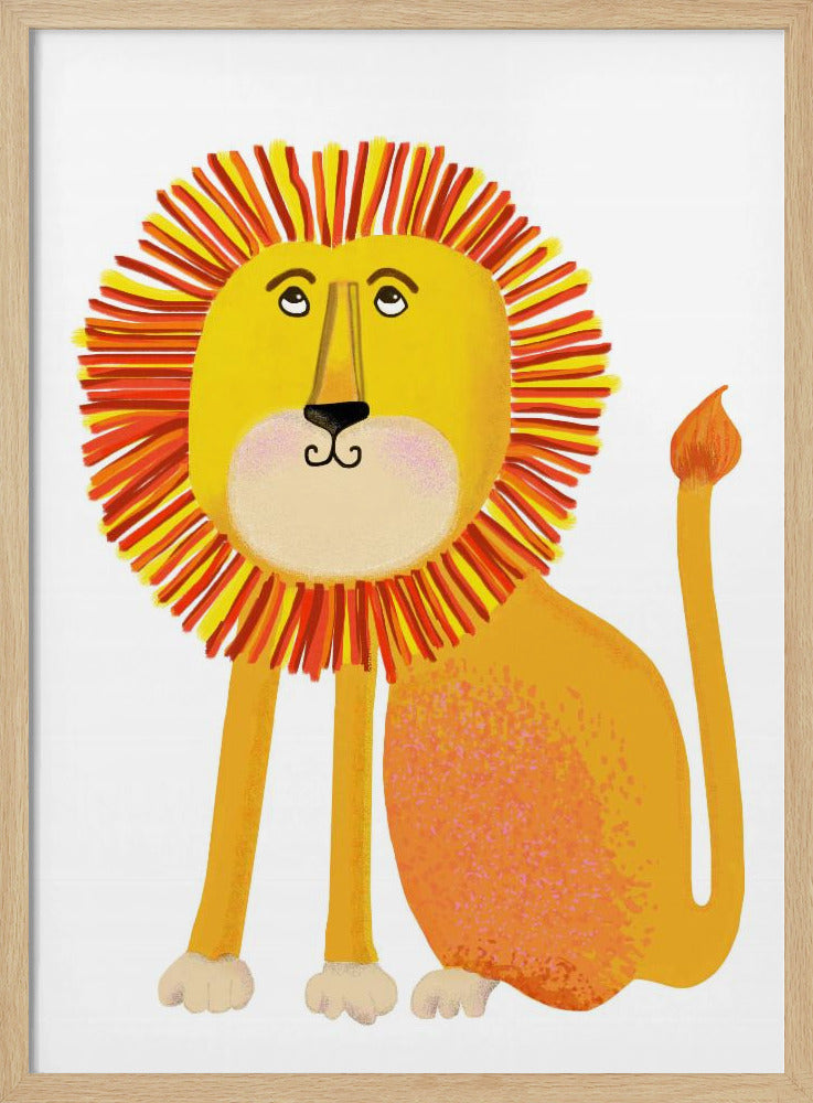 Lion - Stretched Canvas, Poster or Fine Art Print I Heart Wall Art