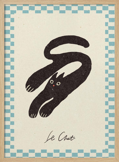 Le Chat - Stretched Canvas, Poster or Fine Art Print I Heart Wall Art