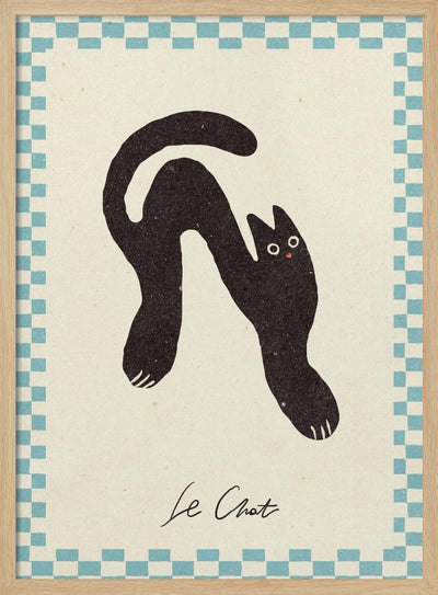 Le Chat - Stretched Canvas, Poster or Fine Art Print I Heart Wall Art