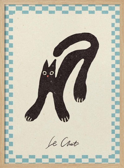 Le Chat - Stretched Canvas, Poster or Fine Art Print I Heart Wall Art