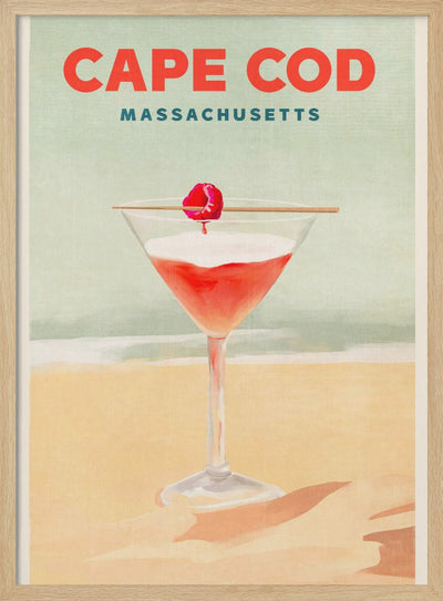 Cape Cod Cocktail Tall Poster - Stretched Canvas, Poster or Fine Art Print I Heart Wall Art