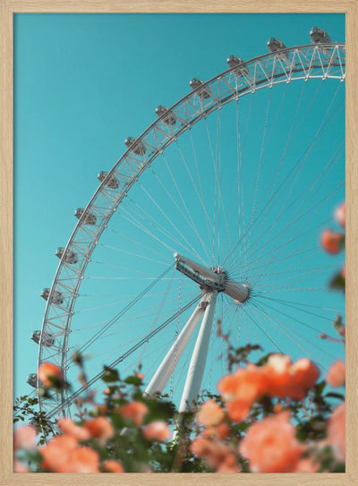 Magical London Eye - Stretched Canvas, Poster or Fine Art Print I Heart Wall Art