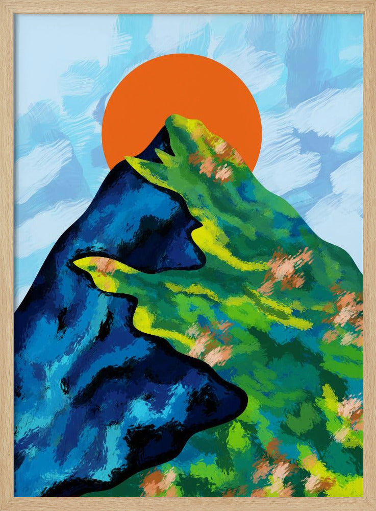 Bright Horizon - Stretched Canvas, Poster or Fine Art Print I Heart Wall Art