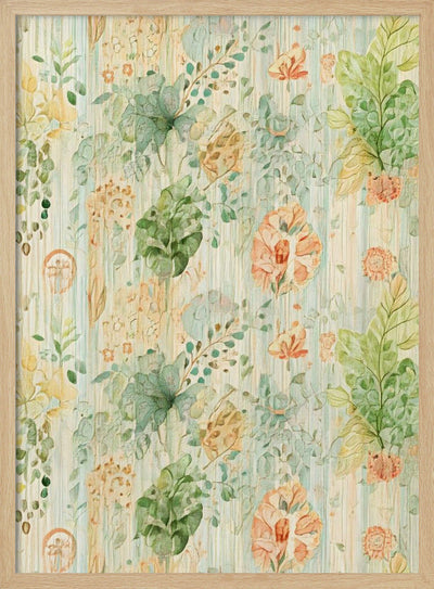 Soft Botanical Dream - Stretched Canvas, Poster or Fine Art Print I Heart Wall Art