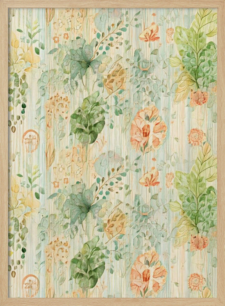 Soft Botanical Dream - Stretched Canvas, Poster or Fine Art Print I Heart Wall Art
