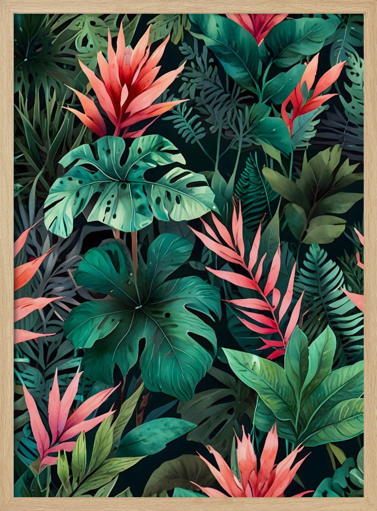 Rainforest Fantasy - Stretched Canvas, Poster or Fine Art Print I Heart Wall Art