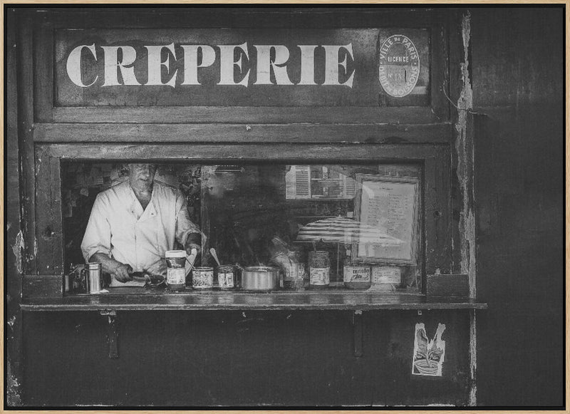 Creperie Montmartre - Stretched Canvas, Poster or Fine Art Print I Heart Wall Art