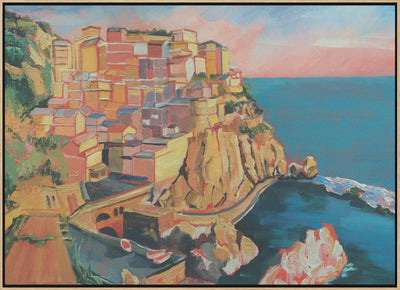 Manarola Italy - Stretched Canvas, Poster or Fine Art Print I Heart Wall Art