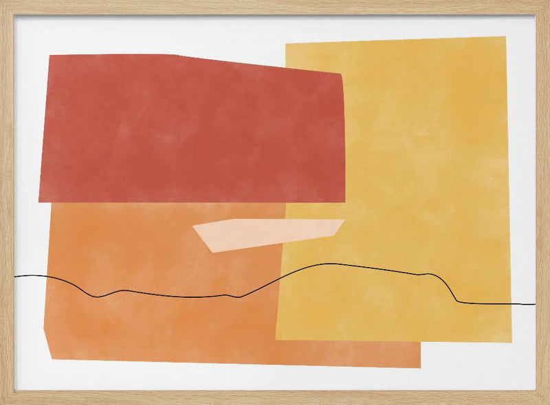 Abstract Horizons - Stretched Canvas, Poster or Fine Art Print I Heart Wall Art