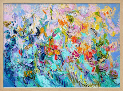 Dance Of Garden Faeries - Stretched Canvas, Poster or Fine Art Print I Heart Wall Art