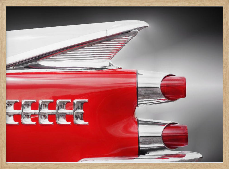 American classic car Coronet 1959 tail fin - Stretched Canvas, Poster or Fine Art Print I Heart Wall Art