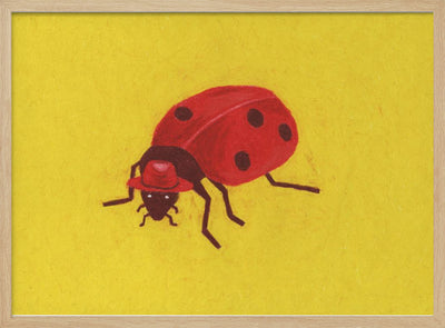 Ladybird - Stretched Canvas, Poster or Fine Art Print I Heart Wall Art