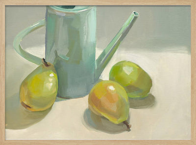 Pitcher and Pears - Stretched Canvas, Poster or Fine Art Print I Heart Wall Art