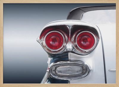 American classic car Bonneville 1958 Convertible - Stretched Canvas, Poster or Fine Art Print I Heart Wall Art