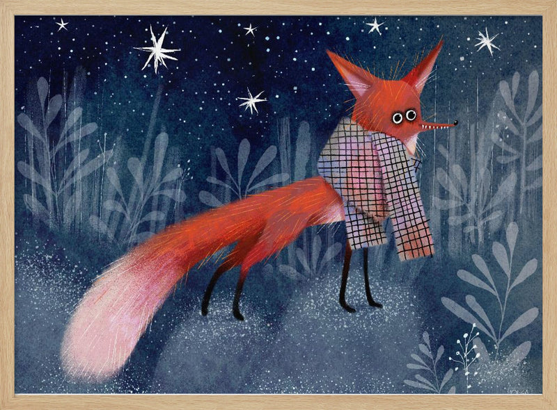 Fox - Stretched Canvas, Poster or Fine Art Print I Heart Wall Art