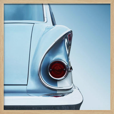 US classic car Brookwood 1958 - Square Stretched Canvas, Poster or Fine Art Print I Heart Wall Art