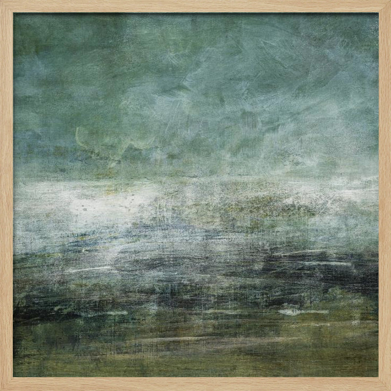 Skykissed Earth - Square Stretched Canvas, Poster or Fine Art Print I Heart Wall Art