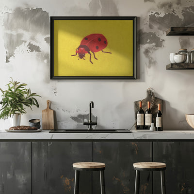 Ladybird - Stretched Canvas, Poster or Fine Art Print I Heart Wall Art