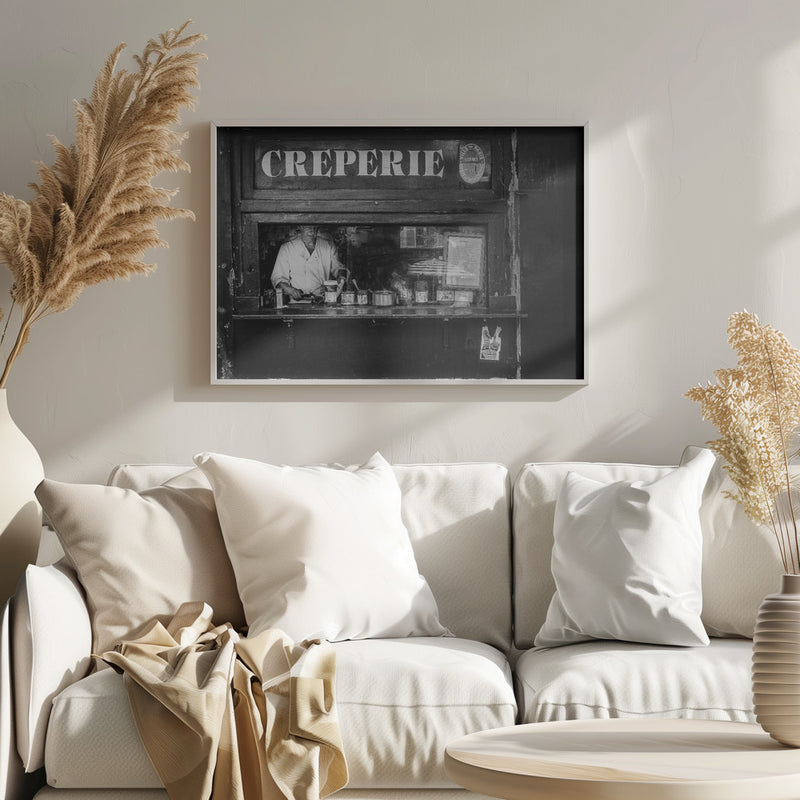 Creperie Montmartre - Stretched Canvas, Poster or Fine Art Print I Heart Wall Art