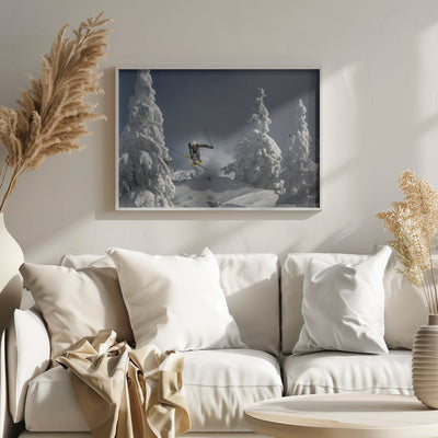 Ski is life - Stretched Canvas, Poster or Fine Art Print I Heart Wall Art