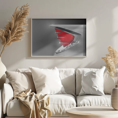 US classic car 1960 Fire flite tail fin abstract - Stretched Canvas, Poster or Fine Art Print I Heart Wall Art