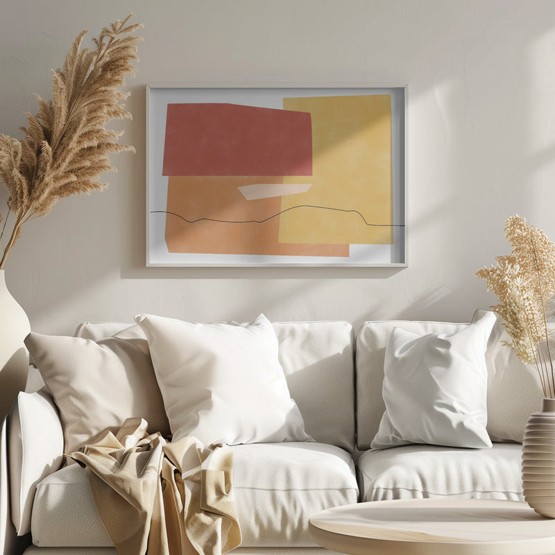 Abstract Horizons - Stretched Canvas, Poster or Fine Art Print I Heart Wall Art