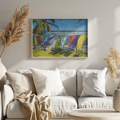 Tropical Breezes - Stretched Canvas, Poster or Fine Art Print I Heart Wall Art