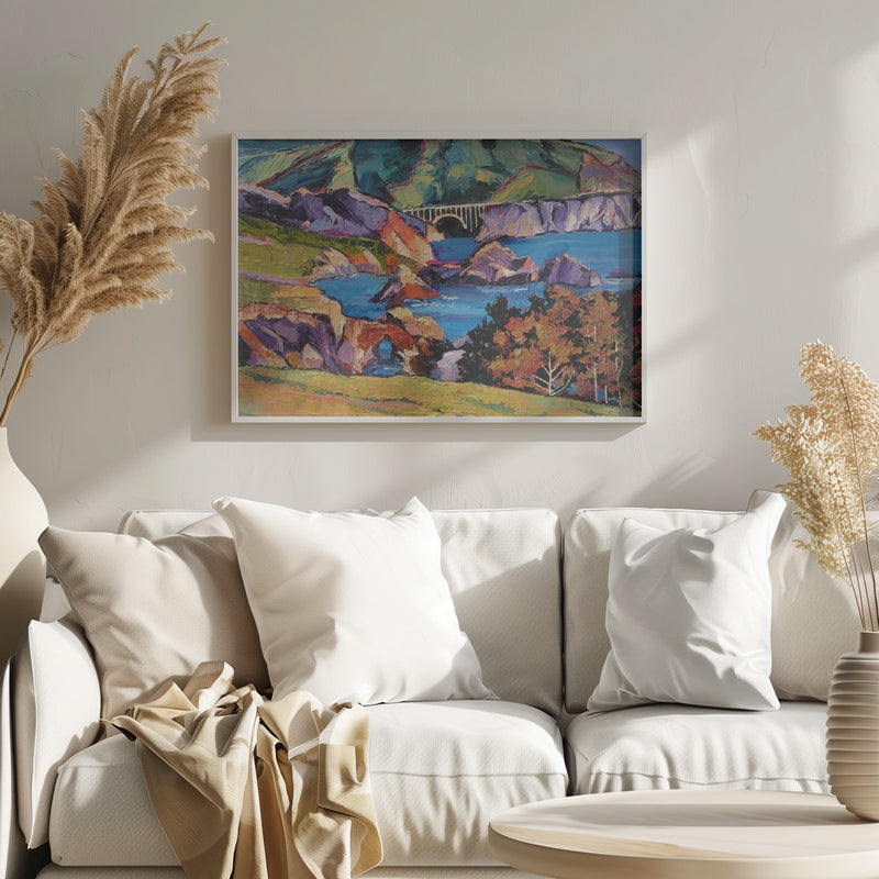 Big Sur - Stretched Canvas, Poster or Fine Art Print I Heart Wall Art