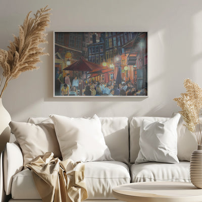 Downtown Ny - Stretched Canvas, Poster or Fine Art Print I Heart Wall Art