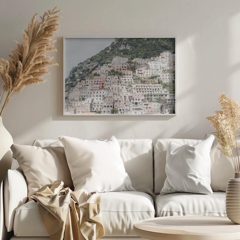 Positano at the Amalfi Coast - Stretched Canvas, Poster or Fine Art Print I Heart Wall Art