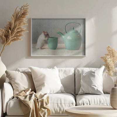 The Teapot - Stretched Canvas, Poster or Fine Art Print I Heart Wall Art