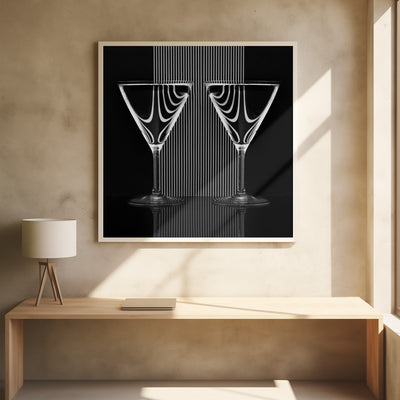 Symmetry - Square Stretched Canvas, Poster or Fine Art Print I Heart Wall Art