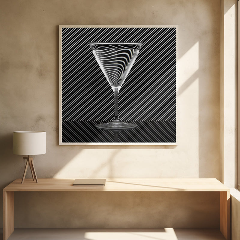 Reflection - Square Stretched Canvas, Poster or Fine Art Print I Heart Wall Art