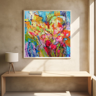 Rebirth - Square Stretched Canvas, Poster or Fine Art Print I Heart Wall Art