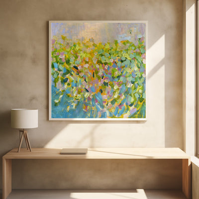Colorful Reflections - Square Stretched Canvas, Poster or Fine Art Print I Heart Wall Art