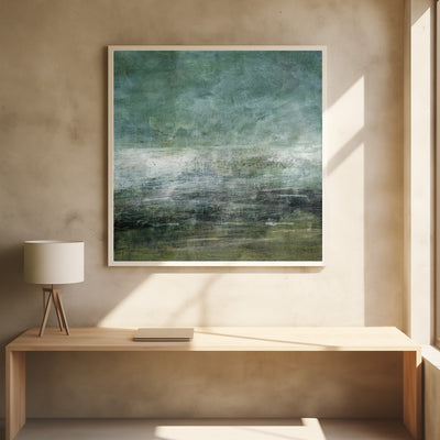 Skykissed Earth - Square Stretched Canvas, Poster or Fine Art Print I Heart Wall Art