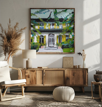 Hemingway House - Square Stretched Canvas, Poster or Fine Art Print I Heart Wall Art