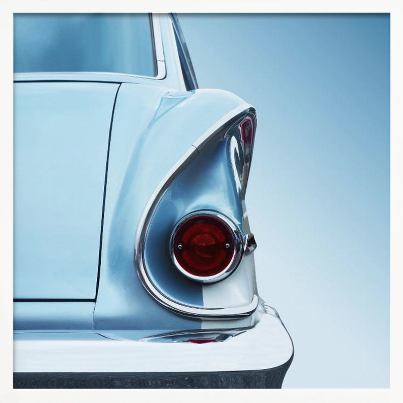 US classic car Brookwood 1958 - Square Stretched Canvas, Poster or Fine Art Print I Heart Wall Art