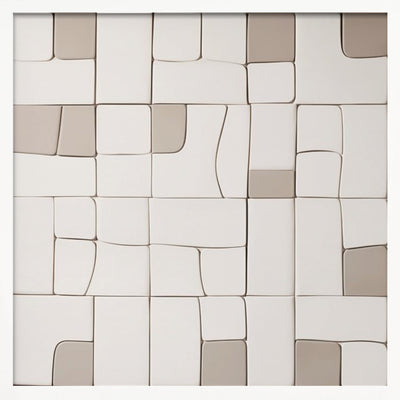 Pieces VI - Square Stretched Canvas, Poster or Fine Art Print I Heart Wall Art