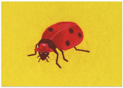 Ladybird - Stretched Canvas, Poster or Fine Art Print I Heart Wall Art